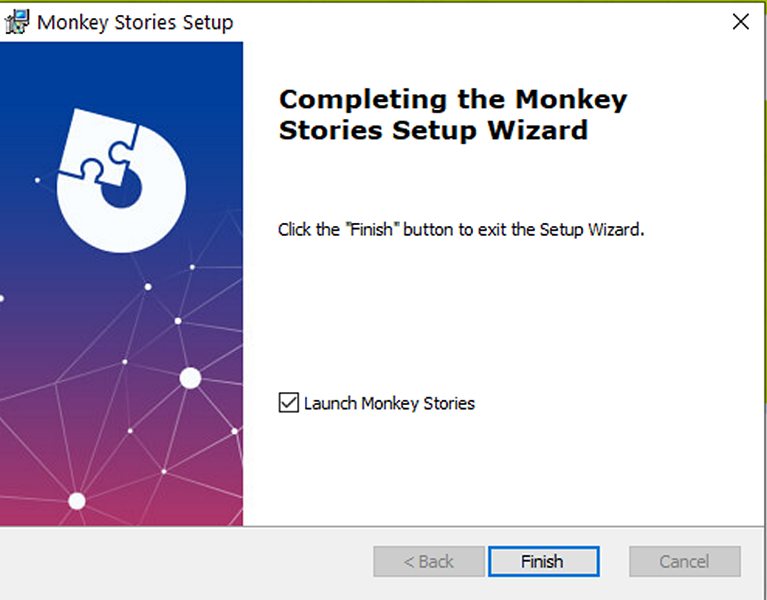 Cài đặt phần mềm Monkey Stories trên máy tính 