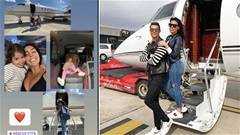 Cặp đôi Ronaldo và Georgina sử dụng hai máy bay riêng