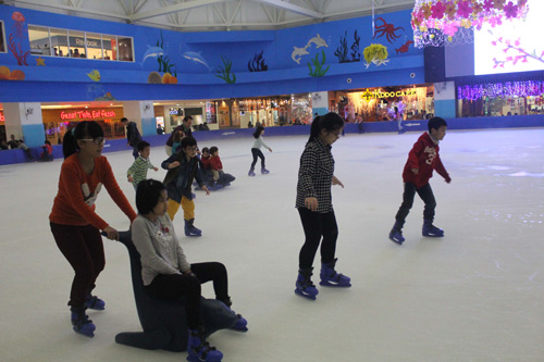Manh nha thể thao trượt băng tại Việt Nam
