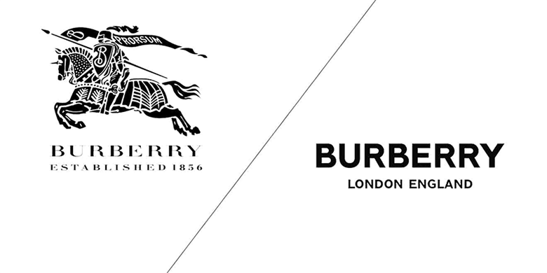 Logo Burberry do Saville sáng tạo