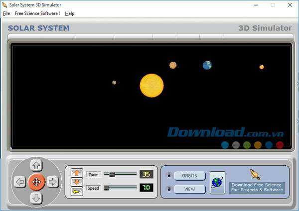 Solar System 3D Simulator 3.0