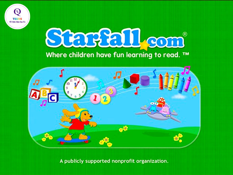 phần mềm học tiếng Anh lớp 2 Starfall.com