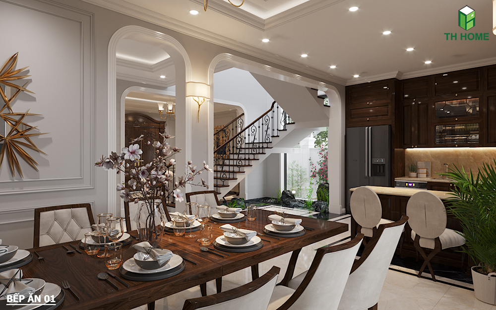 nội thất biệt thự Vinhomes Riverside