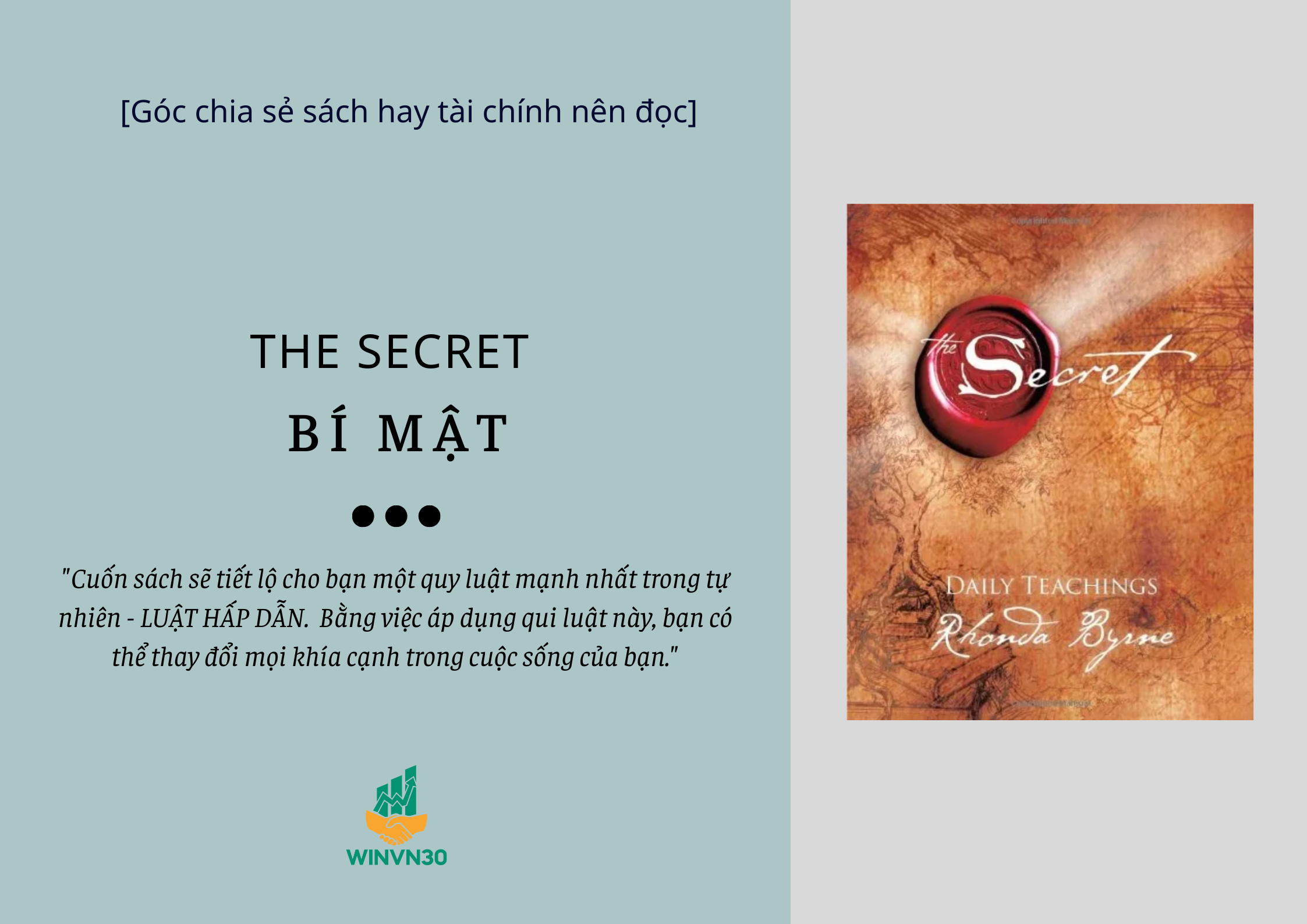 The Secret (Luật hấp dẫn) – Rhonda Byrne