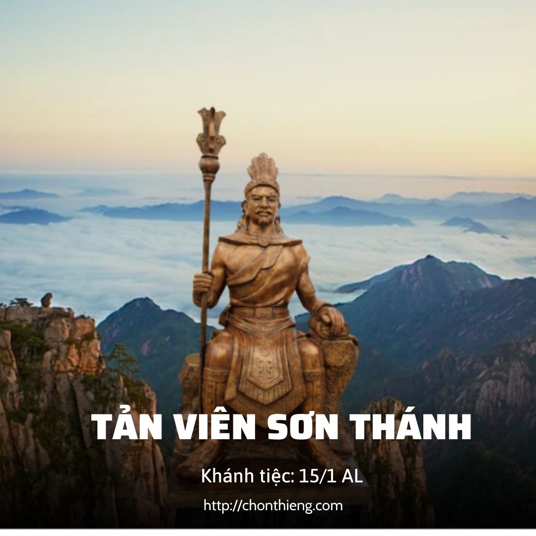 Khánh tiệc Tản Viên Sơn Thánh (6/11 AL) – Chốn Thiêng