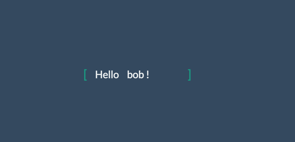 Text animation CSS