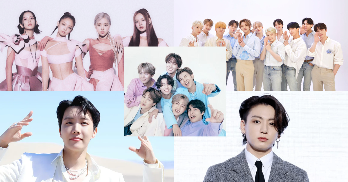 ĐẸP TOP LIST 2022: Top 5 nghệ sĩ K-Pop được nghe nhiều nhất tại Việt Nam - Tạp chí Đẹp