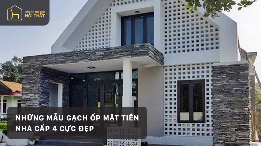 Những tiêu chí và mẫu gạch ốp mặt tiền nhà cấp 4 cực đẹp