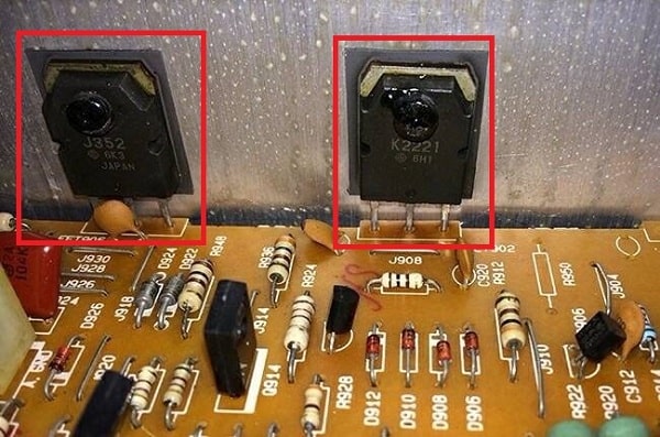 Transistor sử dụng trong mạch khuếch đại amply