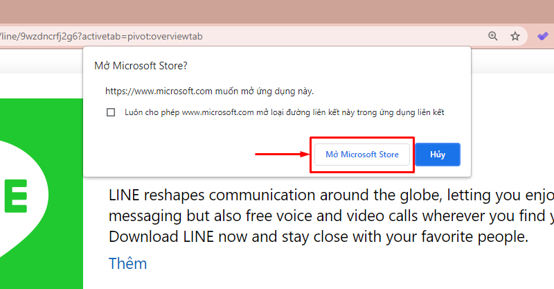 Mở Mở Microsoft Store