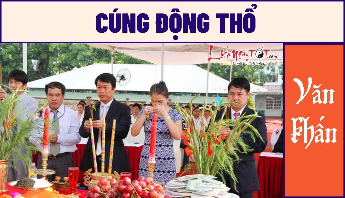 Van khan cung dong tho chuan