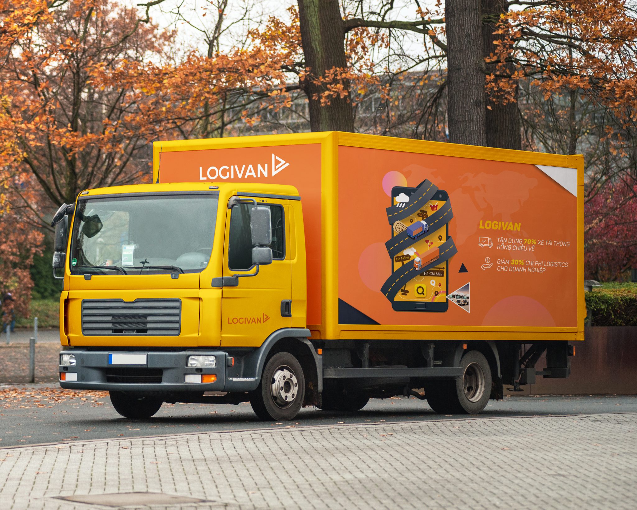 Ứng dụng cho xe tải tìm hàng nhanh LOGIVAN đơn giản tiện lợi