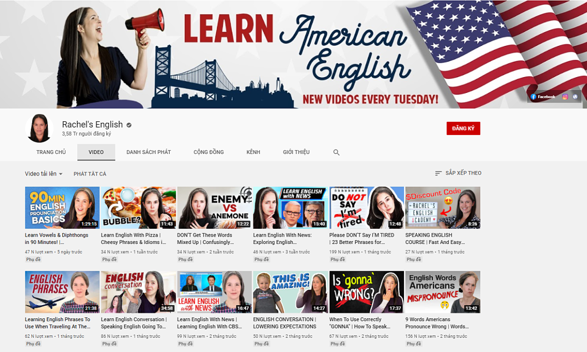 3 kênh học tiếng Anh hiệu quả trên YouTube