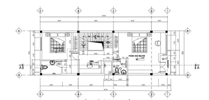 Anh 21: Mặt bằng công năng tầng 1 được bố trí khoa học