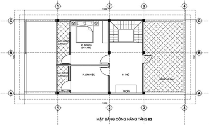 Ảnh 26:  Mặt bằng công năng tầng 2