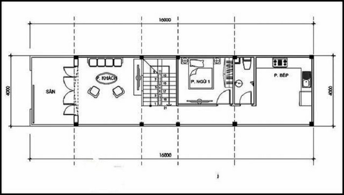 Ảnh 35: Mặt bằng công năng tầng 1