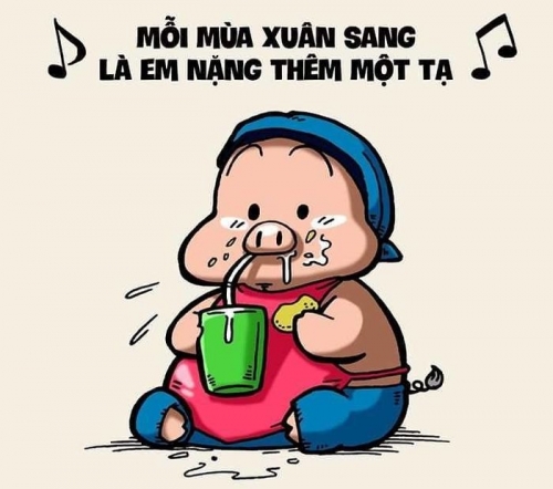 Mỗi mùa xuân sang là em nặng thêm 1 tạ