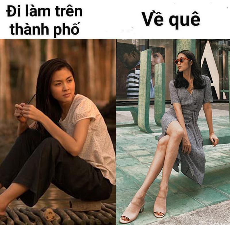 Về quê ăn Tết là phải diện sao cho đẹp hết nấc