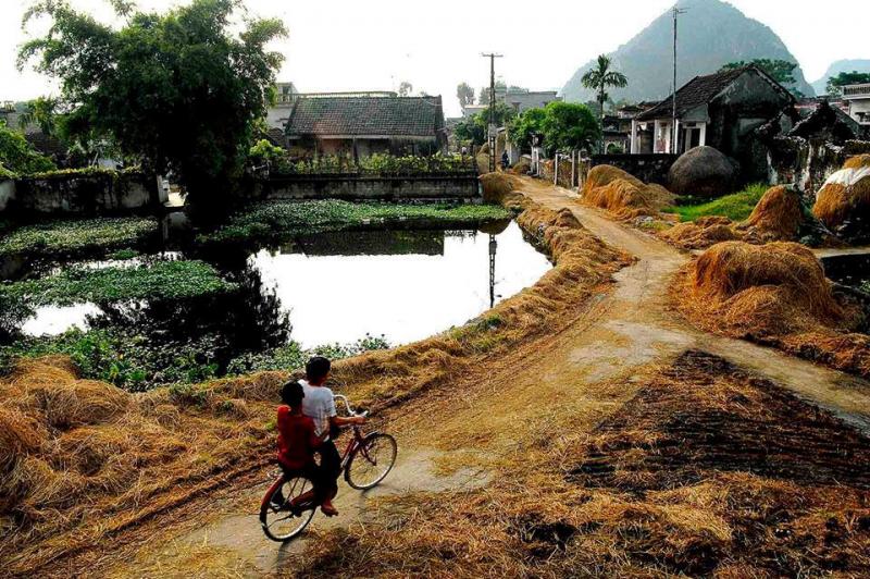 Ảnh làng quê thanh bình