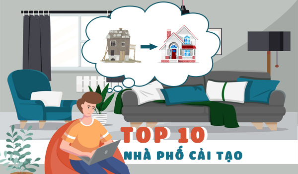 TOP 10 mẫu cải tạo nhà phố có màn lột xác ngoạn mục cuối năm