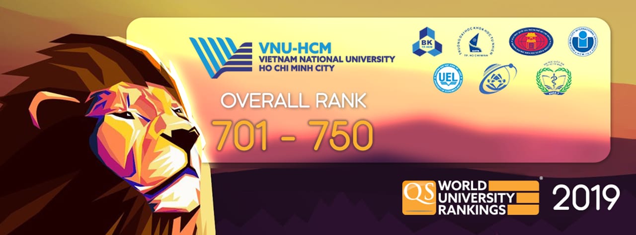 ĐHQG-HCM vào nhóm 701-750 trong Bảng xếp hạng đại học thế giới 2019