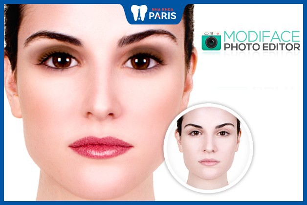 Tự chỉnh sửa nét mặt dễ dàng trên app Modiface