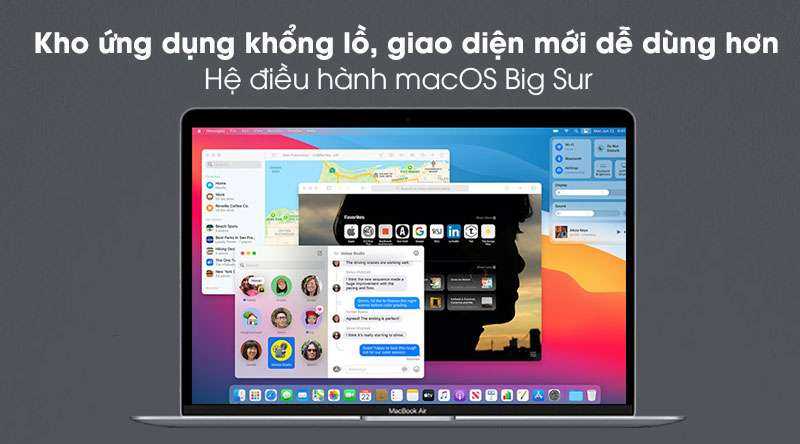Apple Macbook Air M1 (MGN73SA/A) - Hệ điều hành