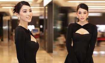 Hoa hậu Tiểu Vy diện váy xẻ vòng 1 lạ mắt, khoe nhan sắc ngày càng nóng bỏng 