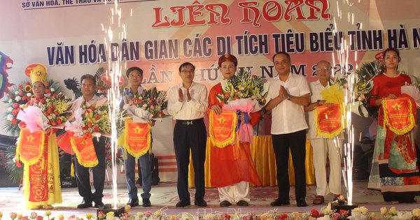 Khai mạc Liên hoan văn hóa dân gian các di tích tiêu biểu tỉnh Hà Nam, lần thứ VII