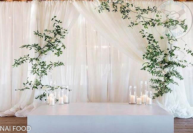 Mẫu backdrop đẹp cao cấp