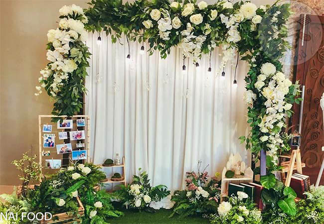 Mẫu backdrop đám cưới đẹp