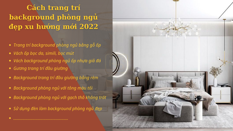 +15 Cách Trang Trí Background Phòng Ngủ Đẹp Ấn Tượng Nhất 2022