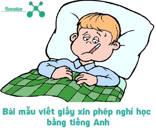 bai mau viet giay xin phep nghi hoc bang tieng anh