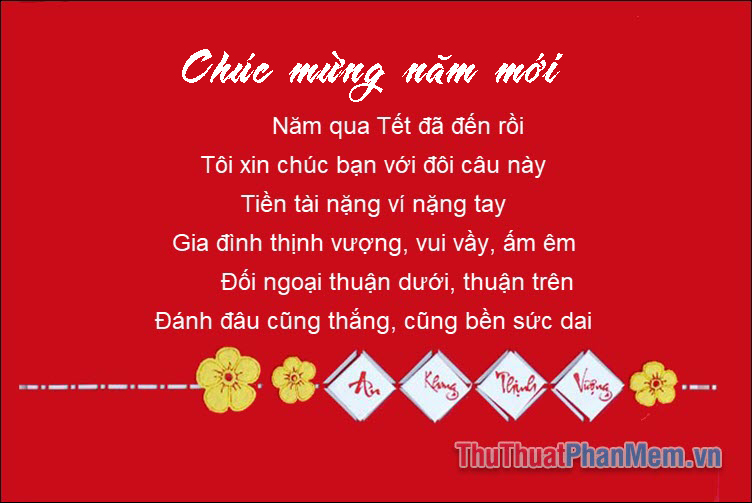 Bài thơ Tết số 21