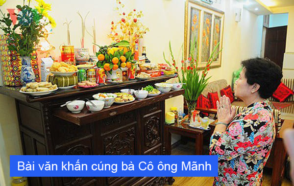 Bài văn khấn cúng bà Cô ông Mãnh đầy đủ chính xác nhất