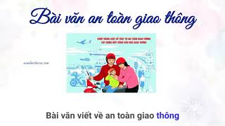 Nghị luận về văn hóa giao thông trong xã hội hiện nay – Trường THPT Thành Phố Sóc Trăng