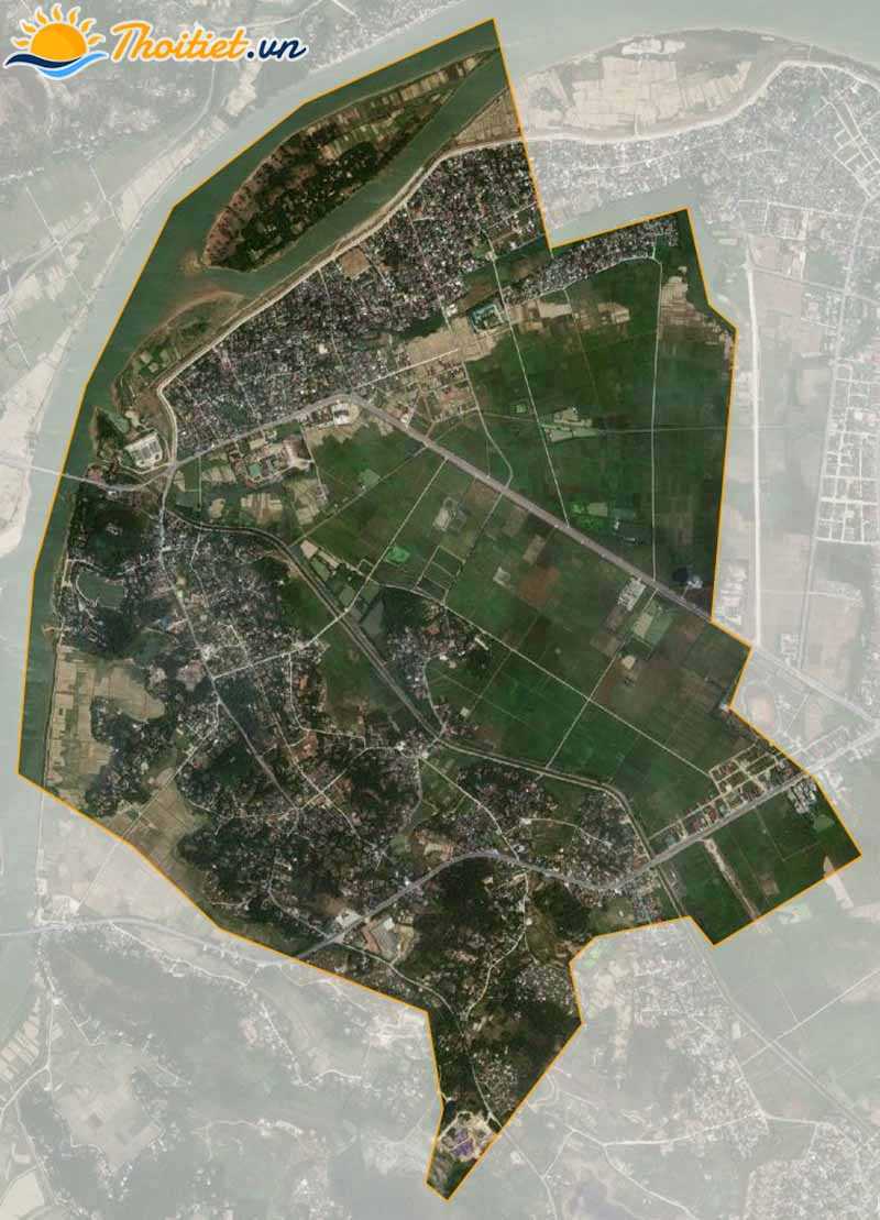 Bản đồ vệ tinh của xã Tùng Ảnh