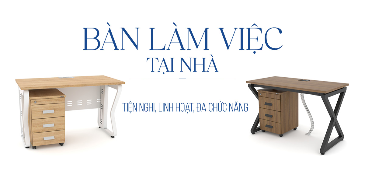 +125 mẫu bàn làm việc tại nhà đẹp, nhỏ gọn, giá cạnh tranh