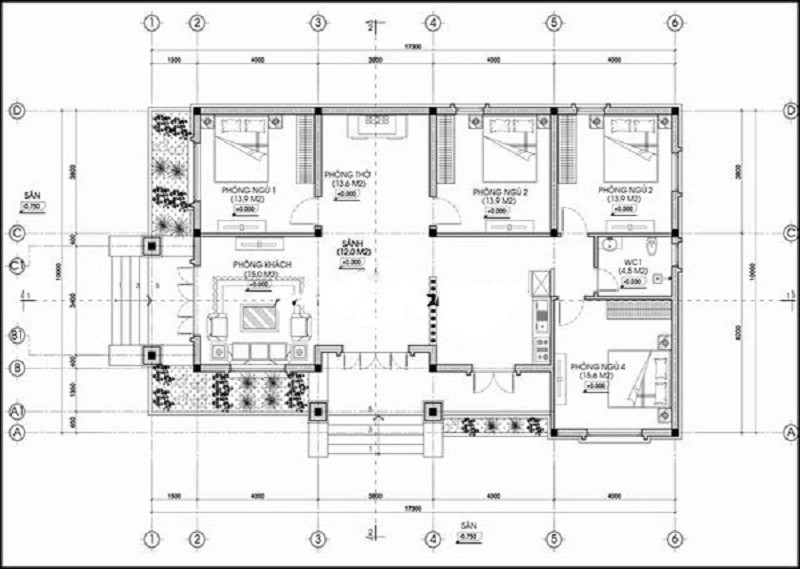 Ban Ve Nha Cap 4 4 Phong Ngu 400 Trieu