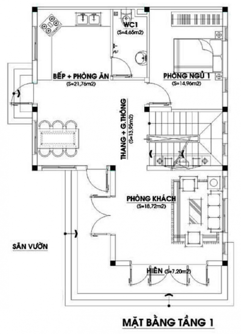 Ban Ve Thiet Ke Nha Chu L 70m2 2 Tang Mai Thai