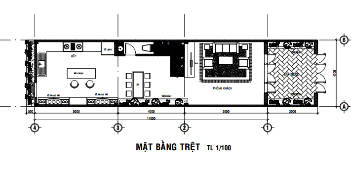 bản vẽ nhà 2 tầng