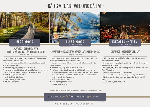 Bảng giá chụp hình cưới của Tuart Wedding tại Đà Lạt - hình ảnh 2