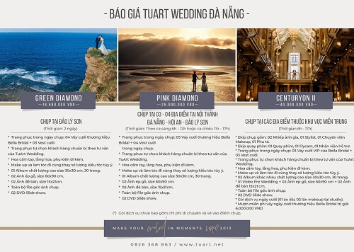 Bảng giá chụp hình cưới của Tuart Wedding tại Đà Nẵng - hình ảnh 3