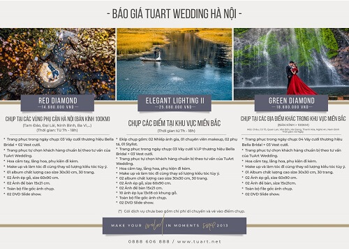 Bảng giá chụp hình cưới của Tuart Wedding tại Hà Nội - hình ảnh 3