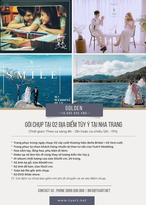 Bảng giá chụp hình cưới của Tuart Wedding tại Nha Trang - hình ảnh 2
