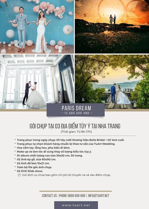 Bảng giá chụp hình cưới của Tuart Wedding tại Nha Trang - hình ảnh 3