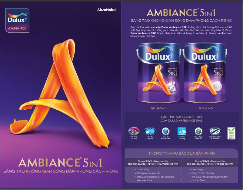 Sơn Dulux Ambiance 5 in 1