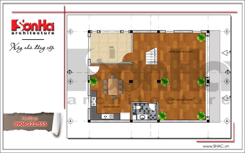 nhà phố 3 tầng mặt tiền 8m