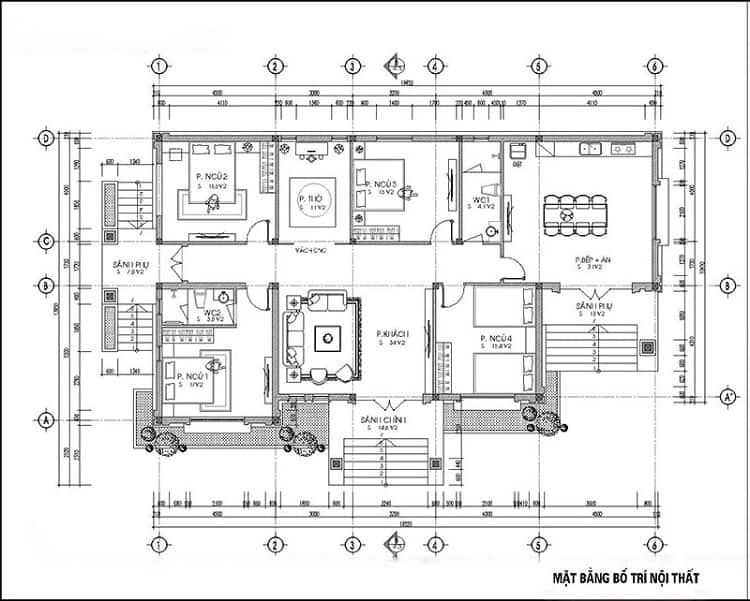 nhà vườn hiện đại 1 tầng