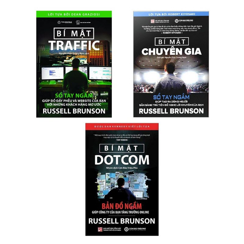 Bộ 3 cuốn Bí mật chuyên gia + Bí mật Dotcom + Bí mật Traffic - 1995 Books